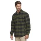 Big & Tall Columbia Fireside Flame Classic-fit Plaid Shirt Jacket, Men's, Size: 4xb, Green Oth