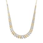 Everlasting Gold 10k Gold Two Tone Cleopatra Necklace, Women's, Size: 17