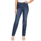 Petite Gloria Vanderbilt Amanda High-waisted Jeans, Women's, Size: 16 Petite, Med Blue