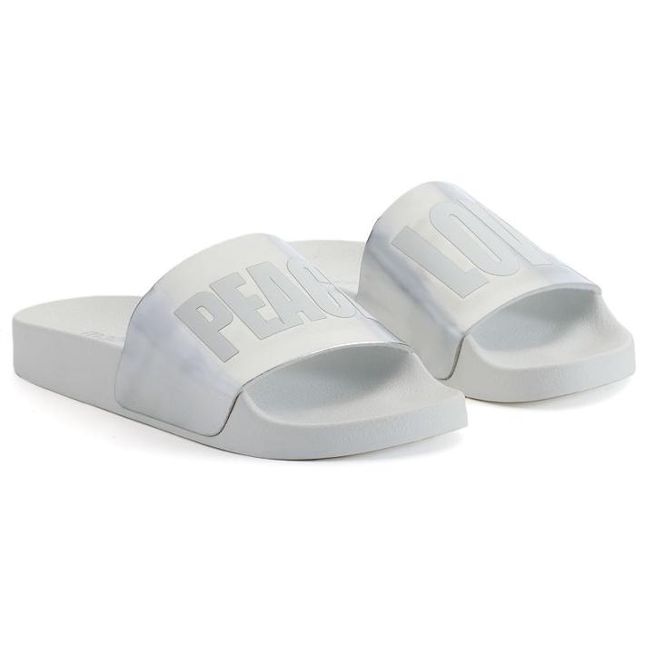Madden Nyc Zzen Women's Slide Sandals, Girl's, Size: Medium (8), Silver