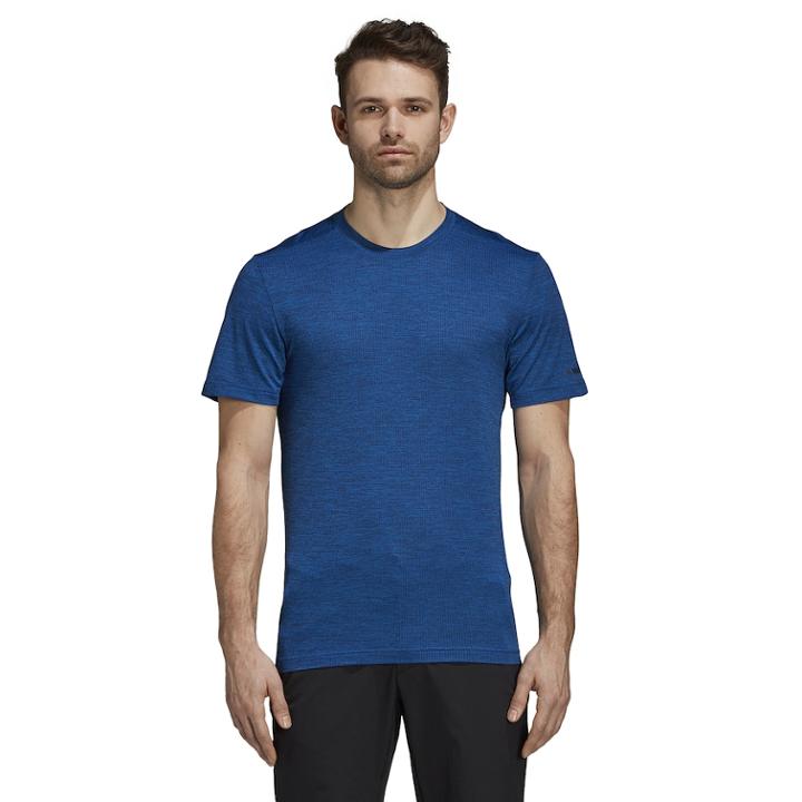Men's Adidas Outdoor Tivid Climalite Performance Tee, Size: Medium, Med Blue