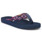 So&reg; Women's Woven Ribbon Sandals, Size: Xl, Dark Blue