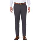 Men's J.m. Haggar Premium Tailored-fit Stretch Flat-front Suit Pants, Size: 34x34, Dark Grey