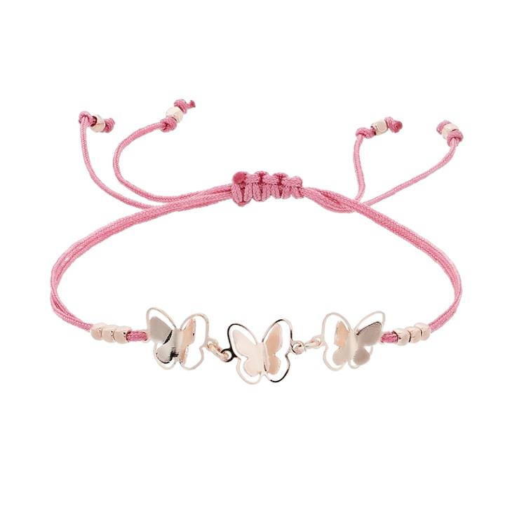 Lc Lauren Conrad Pink Butterfly Bracelet, Women's