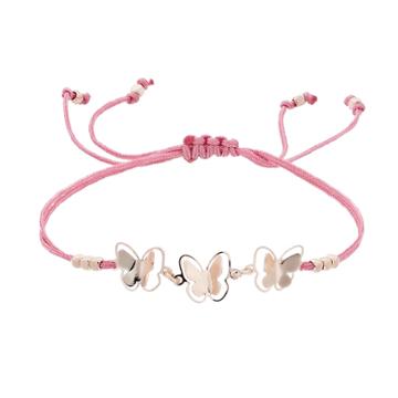 Lc Lauren Conrad Pink Butterfly Bracelet, Women's