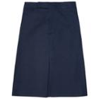 Girls 4-20 & Plus Size French Toast School Uniform Knee-length Pleated Skirt, Girl's, Size: 18, Blue (navy)