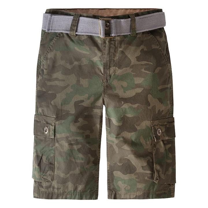 Boys 4-7x Levi's Belted Cargo Shorts, Boy's, Size: 5, Green Oth