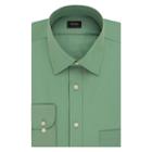 Big & Tall Arrow Regular-fit Poplin Wrinkle-free Dress Shirt, Men's, Size: 18.5 34/5b, Dark Green