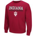 Men's Indiana Hoosiers Fleece Sweatshirt, Size: Large, Dark Red