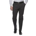 Big & Tall Croft & Barrow&reg; Classic-fit Easy-care Stretch Flat-front Khaki Pants, Men's, Size: 48x29, Black