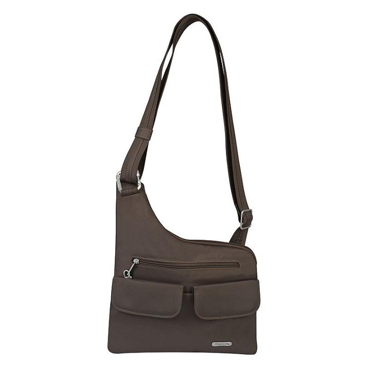 Travelon Anti-theft Cross-body Bag, Adult Unisex, Brown