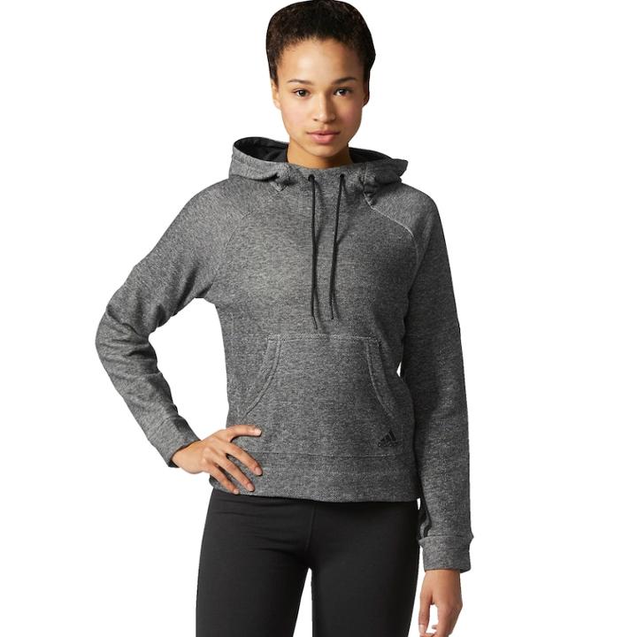 Women's Adidas Sport To Street Long Sleeve Hoodie, Size: Medium, Black