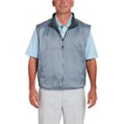 Men's Pebble Beach Classic-fit Reversible Performance Golf Vest, Size: Small, Med Grey