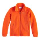 Boys 8-20 Columbia Fleece Flattop Ridge Jacket, Size: Medium, Orange Oth