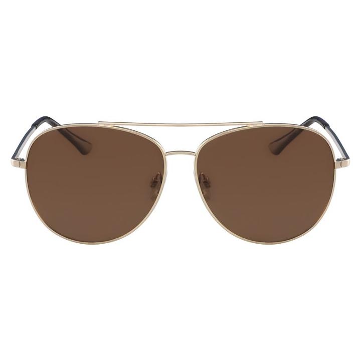 Men's Columbia Canyon's Bend Polarized Aviator Sunglasses, Gold