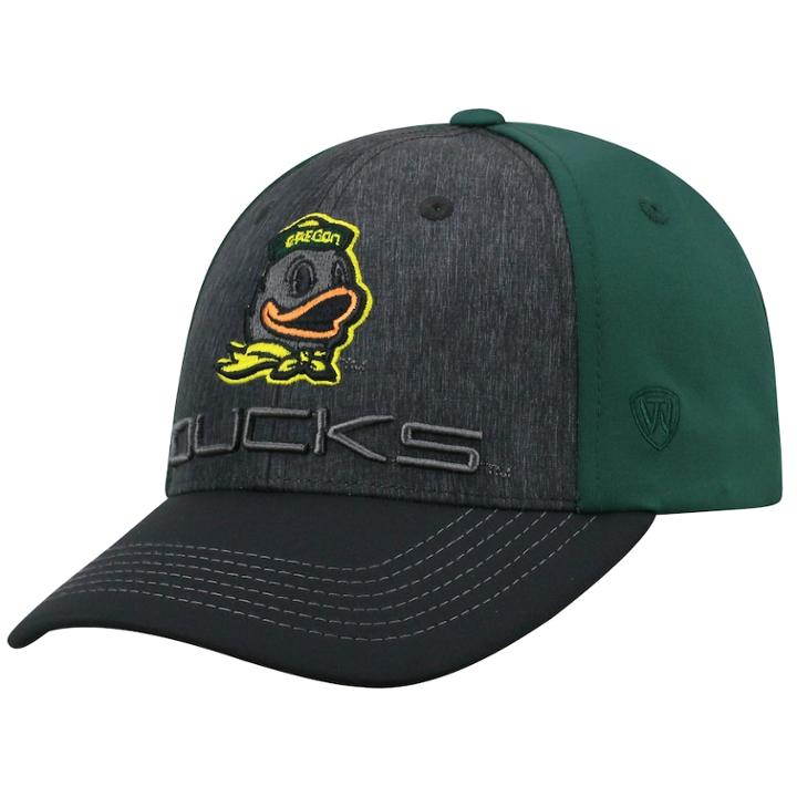 Adult Top Of The World Oregon Ducks Reach Cap, Men's, Med Grey