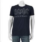 Men's Ac/dc Black In Black Tee, Size: Xl