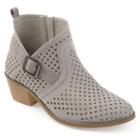 Journee Collection Jules Women's Ankle Boots, Size: Medium (8), Grey