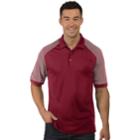 Men's Antigua Engage Regular-fit Colorblock Performance Golf Polo, Size: Xxl, Dark Red