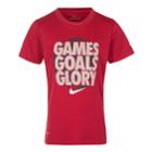 Boys 4-7 Nike Games Goals Glory Soccer Ball Graphic Tee, Size: 6, Dark Red