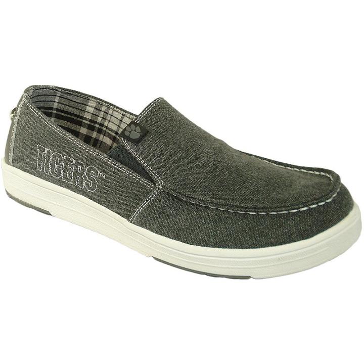 Men's Clemson Tigers Sedona Slip-on Shoes, Size: 10, Grey