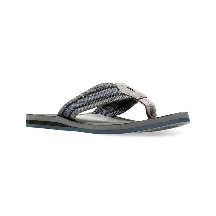 Clarks Lacono Sun Men's Flip Flop Sandals, Size: Medium (9), Med Grey