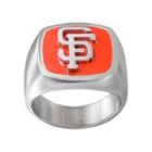 Men's Stainless Steel San Francisco Giants Ring, Size: 10, Multicolor