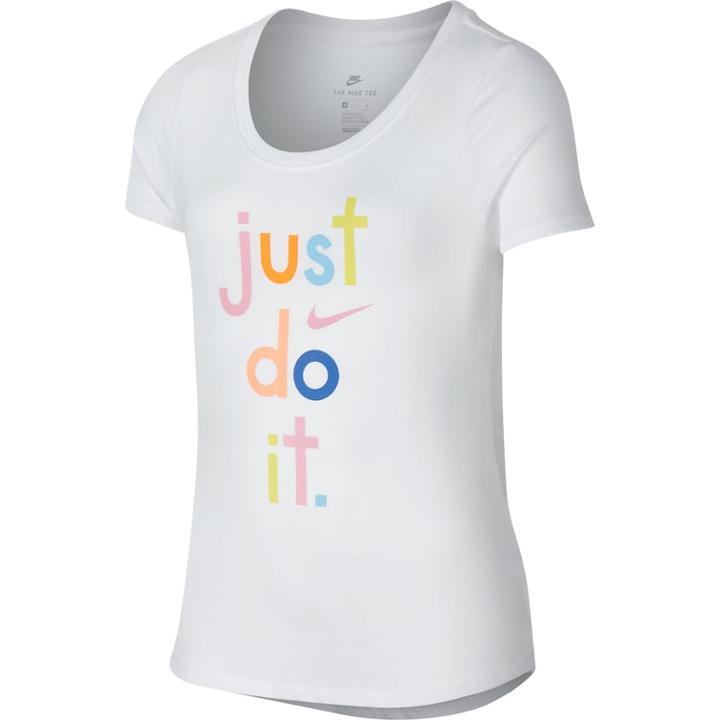 Girls 7-16 Nike Just Do It Graphic Tee, Size: Medium, White