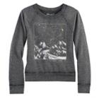 Girls 7-16 & Plus Size Mudd&reg; Graphic Pullover Sweatshirt, Size: 7-8, Black