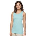 Women's Columbia Marbledale Keyhole Tank, Size: Small, Green Oth
