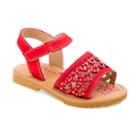 Petalia Hearts Toddler Girls' Sandals, Size: 9 T, Red