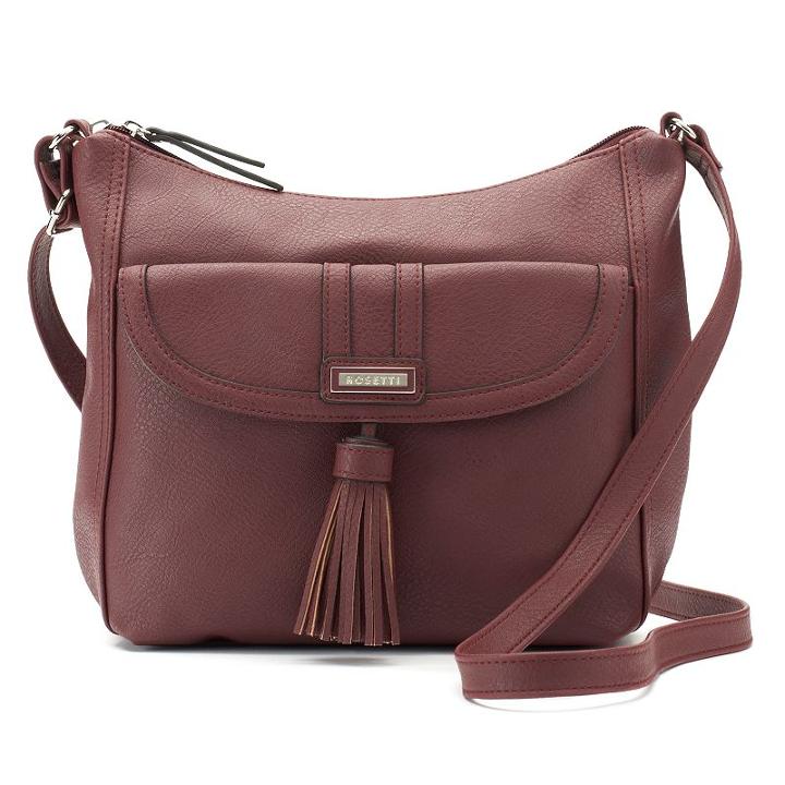 Rosetti Rosalie Tassel Crossbody Bag, Women's, Dark Red