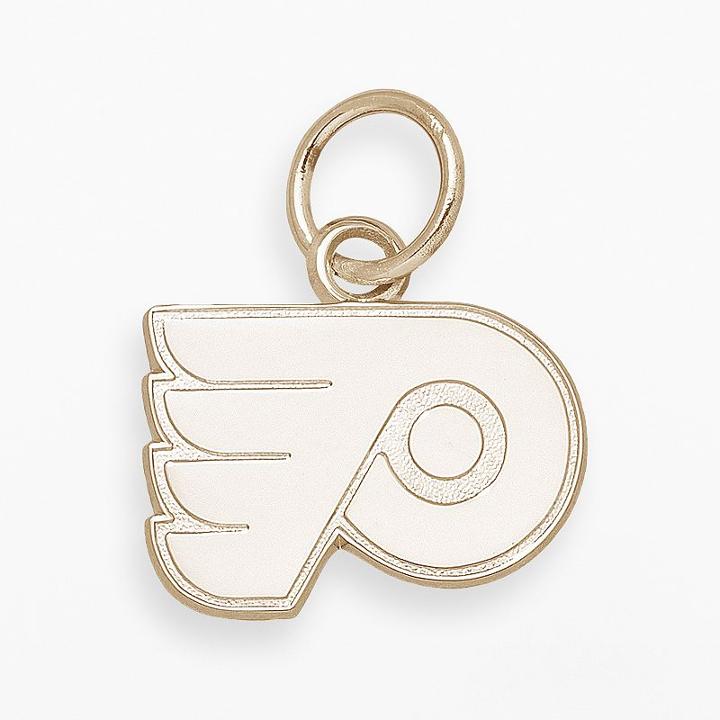 Logoart Philadelphia Flyers 14k Gold Logo Charm, Adult Unisex, Yellow