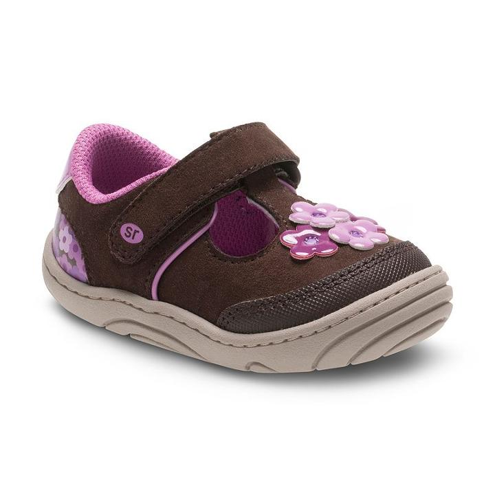 Stride Rite Baylyn Baby Girls' Mary Jane Shoes, Size: 4 T, Brown
