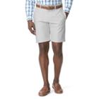 Men's Chaps Classic-fit Oxford Flat-front Shorts, Size: 38, Grey
