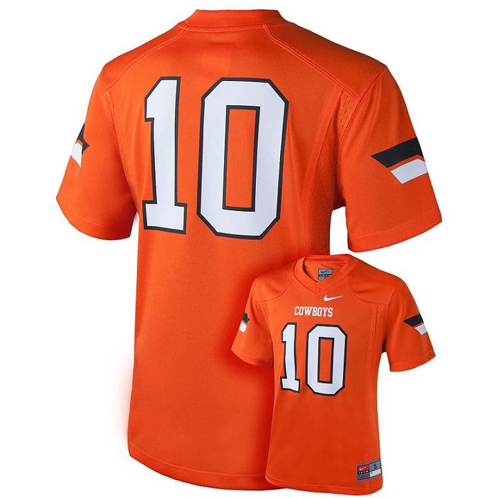 Boys 8-20 Nike Oklahoma State Cowboys Replica Football Jersey, Boy's, Size: Large, Orange
