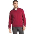 Big & Tall Izod Advantage Regular-fit Performance Quarter-zip Fleece Pullover, Men's, Size: L Tall, Brt Red