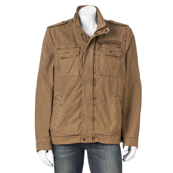 Men's Levi's® Sherpa-lined Trucker Jacket, Size: Xxl, Dark Beige