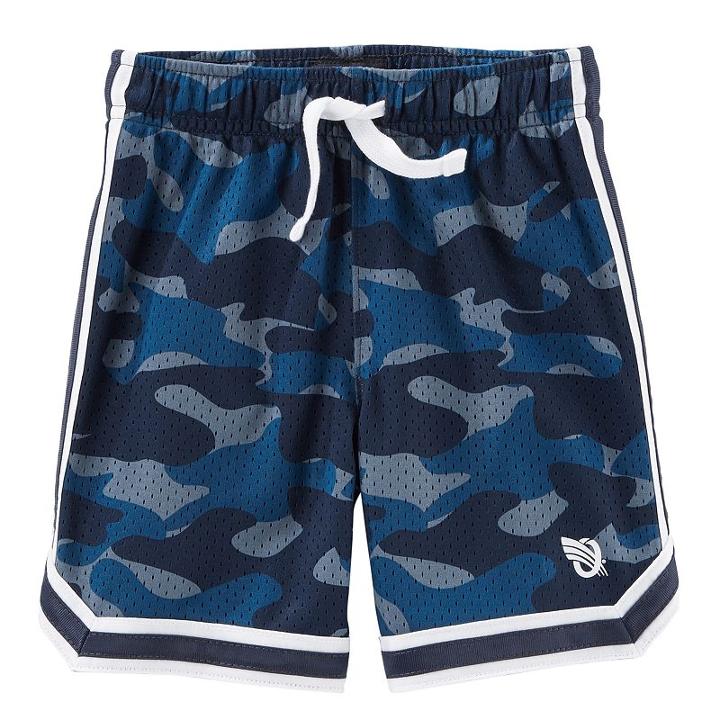 Boys 4-12 Oshkosh B'gosh&reg; Camouflaged Mesh Active Shorts, Size: 12, Ovrfl Oth