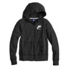 Girls 7-16 Nike Vintage Zip-up Hoodie, Size: Large, Grey (charcoal)