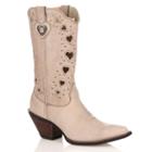 Durango Crush Heartfelt Women's Cutout Cowboy Boots, Size: Medium (10), Beig/green (beig/khaki)