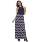 Juniors' Three Pink Hearts Print Maxi Dress, Teens, Size: Small, Blue (navy)