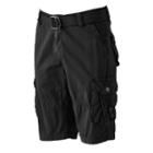 Men's Xray Belted Cargo Shorts, Size: 36, Black