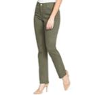 Women's Bandolino Mandie Classic Midrise Straight-leg Jeans, Size: 12 Avg/reg, Dark Green