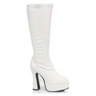 Cha Cha Costume Boots - Adult, Size: 8, White