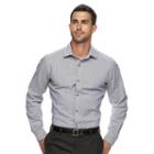 Men's Marc Anthony Slim-fit Non-iron Dress Shirt, Size: 17.5 36/37, Black
