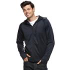 Men's Hke Classic-fit Space-dyed Performance Fleece Hoodie, Size: Medium, Blue
