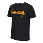 Men's Adidas Arizona State Sun Devils Sideline Grind Football Tee, Size: Small, Black