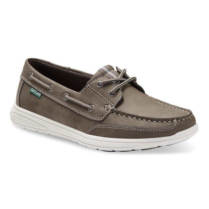 Eastland Benton Men's Boat Shoes, Size: 10 D, Light Grey