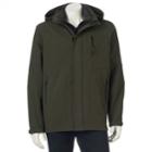 Men's Hemisphere Softshell 3-in-1 Systems Hooded Jacket, Size: Xxl, Dark Green